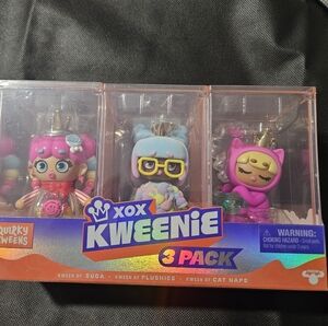 XOX Kweenie Quirky Kweens 3-Pack Figures Factory Sealed NWT